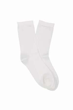 LES UNIES - CHAUSSETTES BLANCHES - COTON BIO - 36/41