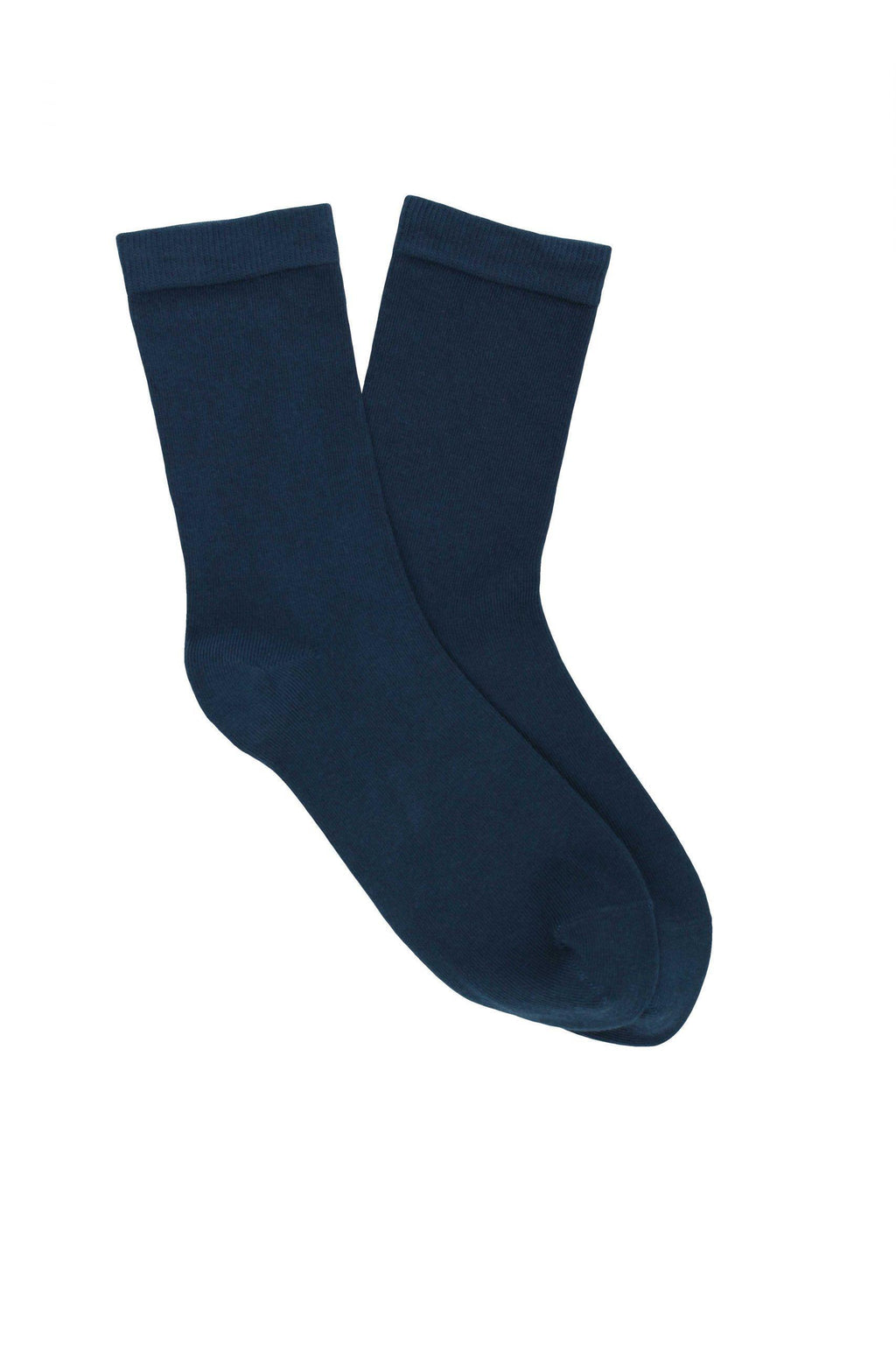 LES UNIES - CHAUSSETTES BLEU COBALT - COTON BIO - 36/41