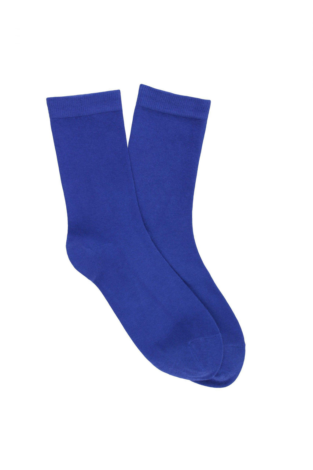 LES UNIES - CHAUSSETTES BLEU ROI / MAJORELLE - COTON BIO - 36/41