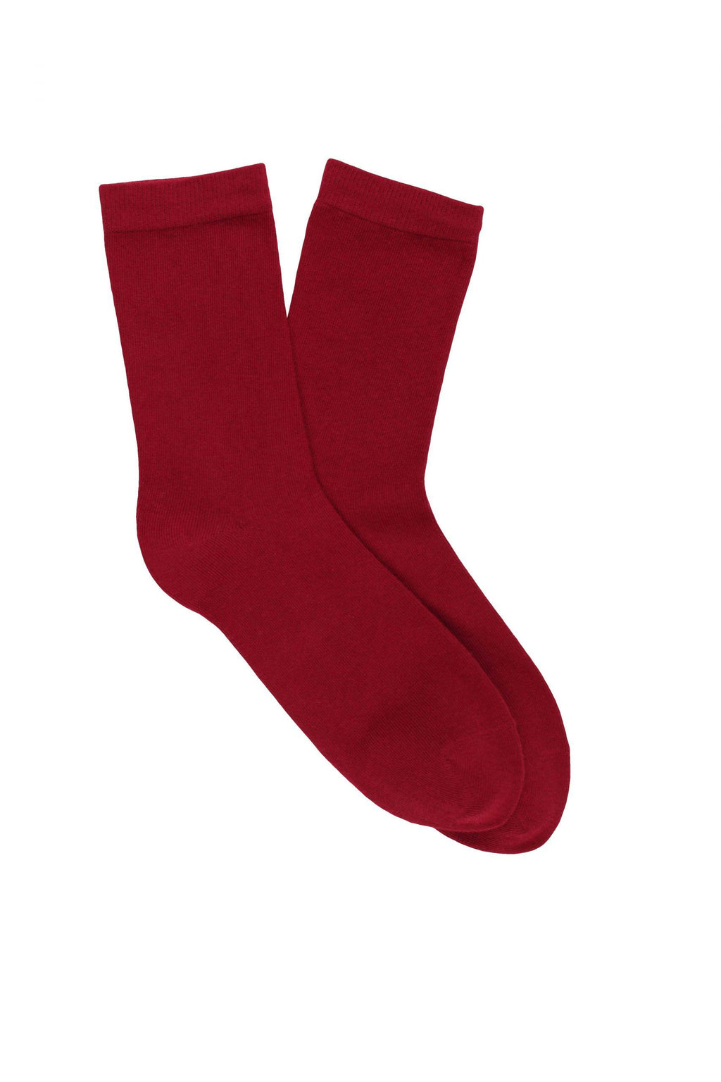 LES UNIES - CHAUSSETTES BORDEAUX - COTON BIO - 36/41