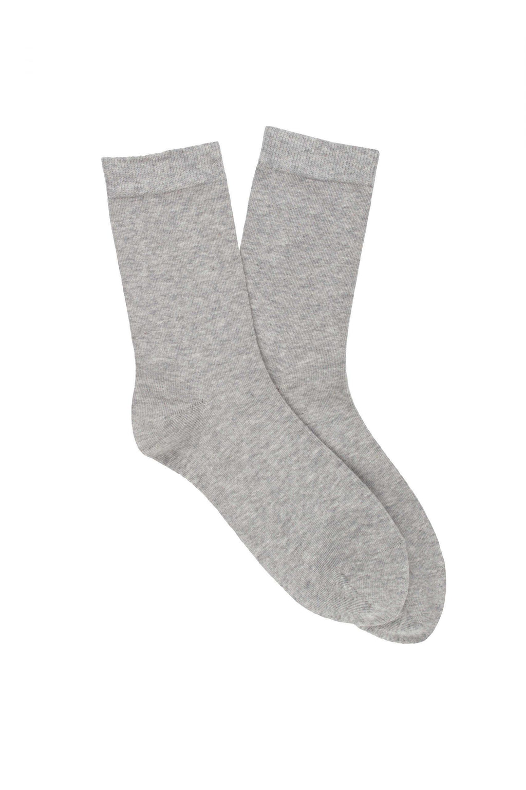 LES UNIES - CHAUSSETTES GRIS CLAIR - COTON BIO - 36/41