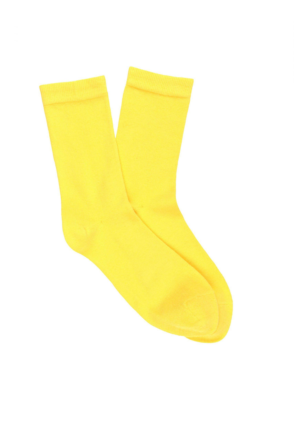 LES UNIES - CHAUSSETTES JAUNES - COTON BIO - 36/41