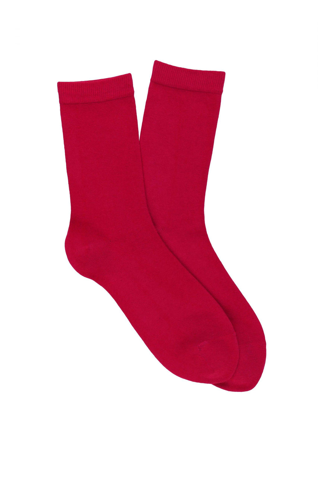 LES UNIES - CHAUSSETTES ROSE FUSHIA - COTON BIO - 36/41