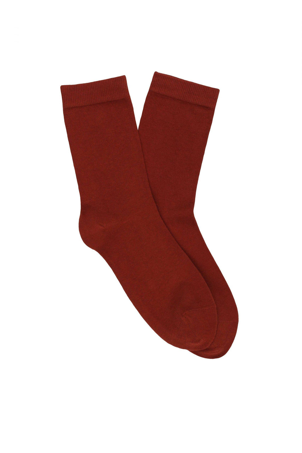 LES UNIES - CHAUSSETTES TERRACOTTA - COTON BIO - 36/41